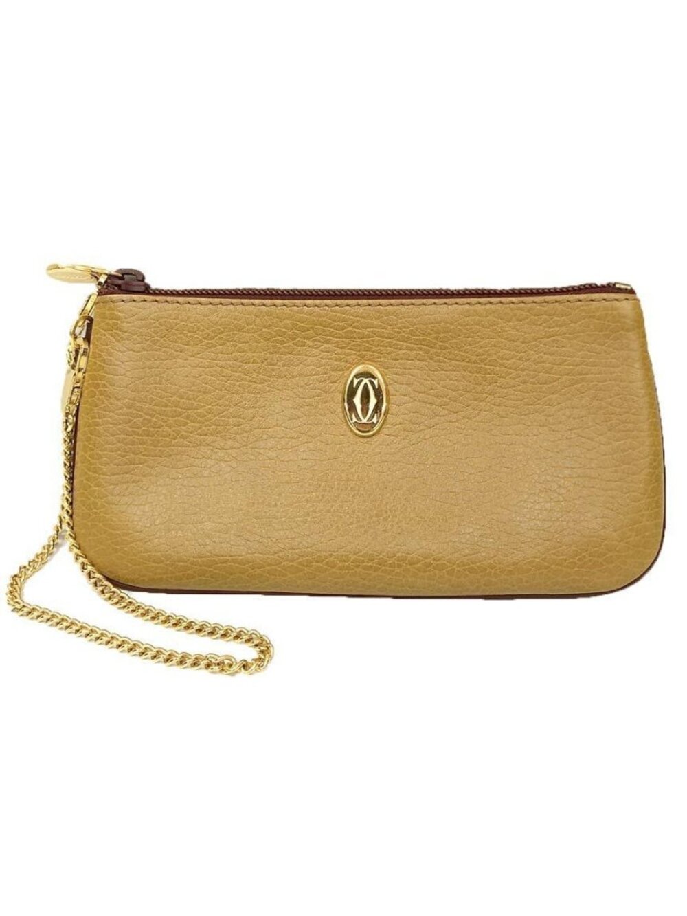 Cartier Leather Pouch Wristlet Vintage